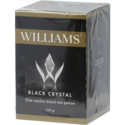WILLIAMS. Crystal Black. Премиум Пеко 100 гр. карт.упаковка