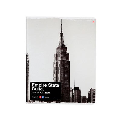 Тетрадь 96л кл NY-NY, МИКС