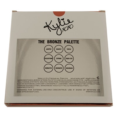 Тени для век Kylie Kyshadow Pressed Powder Eyeshadow The Bronze Palette Silver 40 g