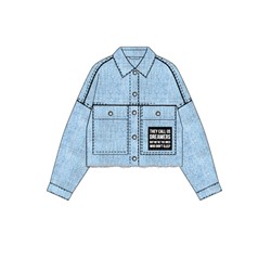 Куртка джинсовая для девочки