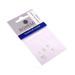 Bohemia Professional Стразы для ногтей, салатовый, 12 шт.