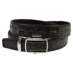 Ремень из кожи крокодила