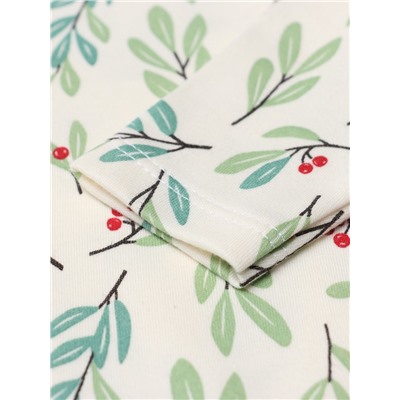 Боди детское с длинным рукавом «Крошка Я» Christmas, рост 74-80 см, молочное