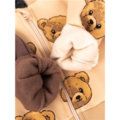 Комплект детский Baby Boom КД487/4-Ф Мишки на бежевом + коричневый