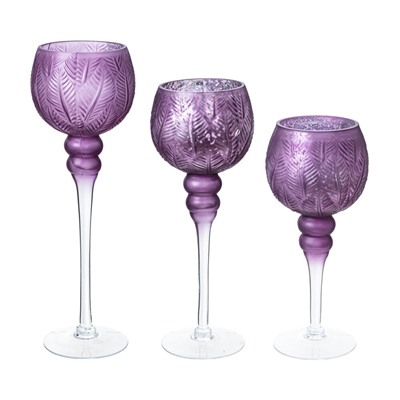 GAEM Набор из 3-х подсвечников, L36 W13 H40 см