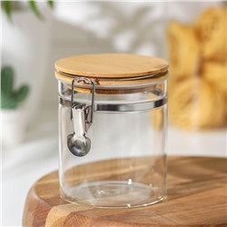 Банка для хранения BellaTenero «Эко», 650 мл, 10×11 см, с бугельным замком, стекло, прозрачная