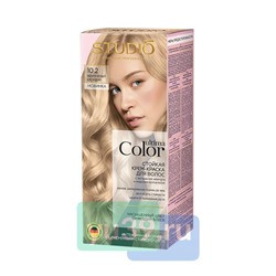 Ultima Color Studio Профешнл Стойкая крем-краска для волос 10.2 Жемчужный блондин, 50/50