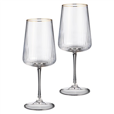 НАБОР БОКАЛОВ ДЛЯ ВИНА "PERFO" ИЗ 2 ШТ. 535 МЛ