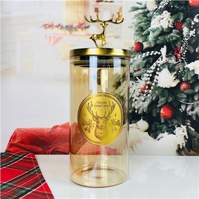 588-730 Банка для сыпучих продуктов 1400мл. в под.уп.(х24)Стекло