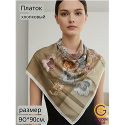 Платок женский из хлопка премиум Артикул: СУ2504/7