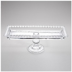 БЛЮДО СЕРВИРОВОЧНОЕ "SWEETY" НА НОЖКЕ 30Х13Х10 СМ