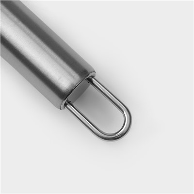 Кондитерская лопатка - палетка прямая Доляна, 27×3 см, рабочая часть 15 см, серебристая