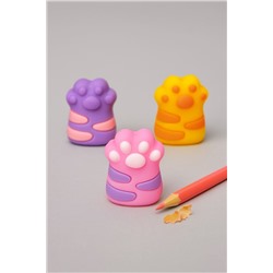 Точилка для карандашей "Soft paw", mix, шоу-бокс 24 шт.