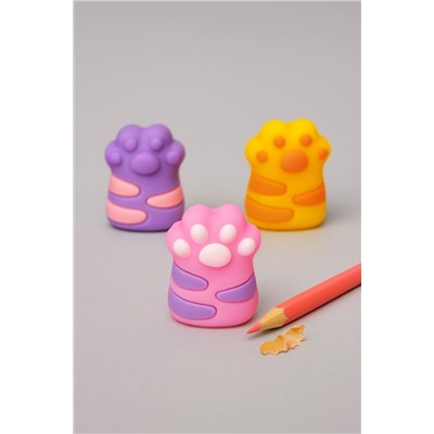 Точилка для карандашей "Soft paw", mix, шоу-бокс 24 шт.