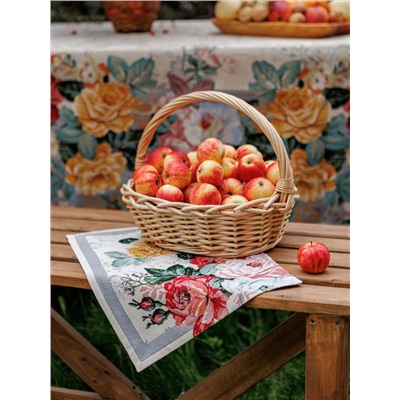 Розы герцогини беж Ткань 280 см 05132