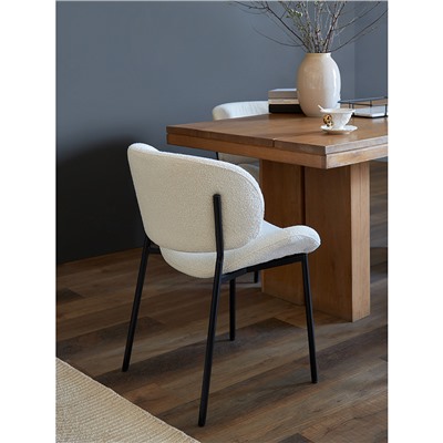 Стул Embrace, букле, молочный