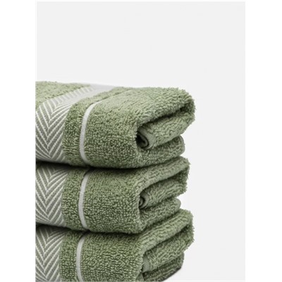 Комплект полотенец 3 шт 50*90 Рейв Олива