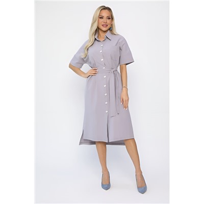 Платье Фруктовый коктейль (светло-серое) П13655-18М