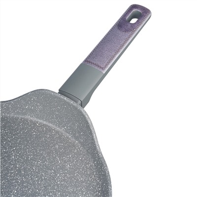 СКОВОРОДА БЛИННАЯ С АНТИПРИГАРНЫМ ПОКРЫТИЕМ PFLUON MARBLE, 24*4,3 СМ