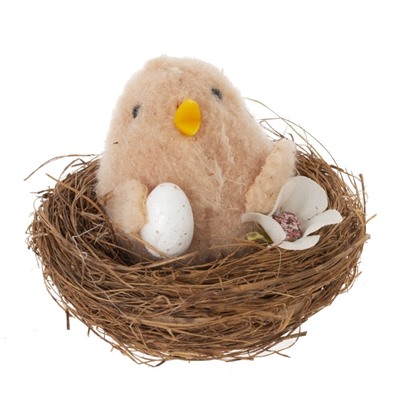 GAEM Изделие декоративное "Гнездо пасхальное", L6 W6 H6 см, 2в.