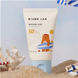 ROUND LAB Детский солнцезащитный крем / Baby Mild Sunscreen SPF50+ PA++++, 60 мл