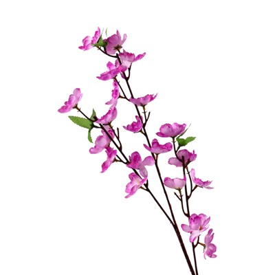 Цветы искусственные «Ветка яблони», 4.5×58 см, сиреневые