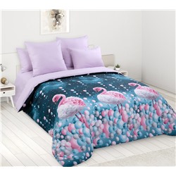 Ткань перкаль Молодежка / Розовый фламинго 1 (основа)