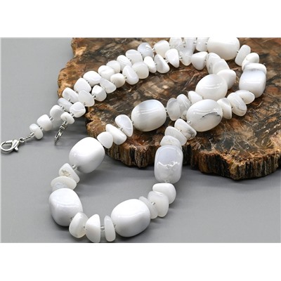 Бусы из Кахолонга галтовка, 52см