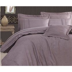 Сатиновое Постельное белье Евро 2 сп. V.I.P Moonlıght SATIN First Choice