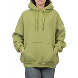 2214 LIGHT GREEN Толстовка женская (85% хлопок, 10% полиэстер, 5% спандекс)