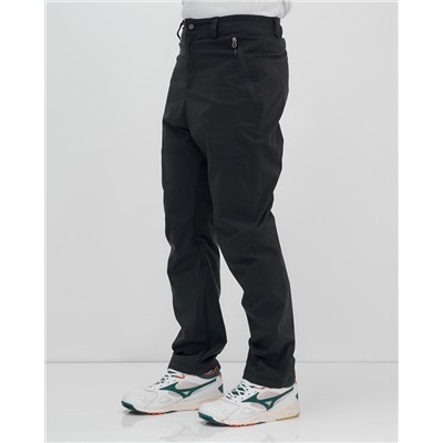 Брюки утепленный мужской зимние спортивные черного цвета 2211-1Ch