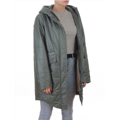 9616 GREEN Куртка демисезонная женская (100 гр. холлофайбер)