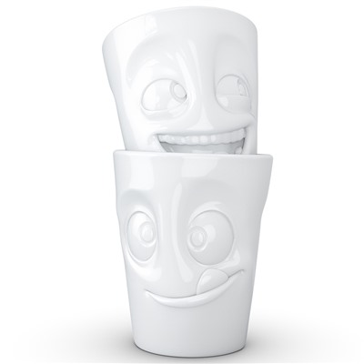 Набор кружек Joking & Tasty, 350 мл, белый, 2 шт.