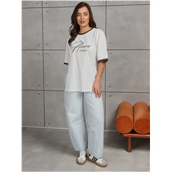 Футболка "Аура" Экрю женская