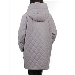 F-806 GRAY BEIGE Куртка демисезонная женская (100 гр. холлофайбер)