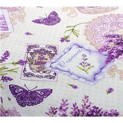 Скатерть рогожка / Лаванда 1