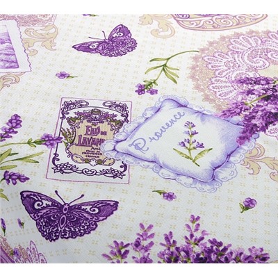 Скатерть рогожка / Лаванда 1