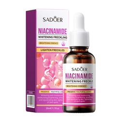 Сыворотка для лица с ниацинамидом SADOER NIACINAMIDE whitening freckle, 30мл