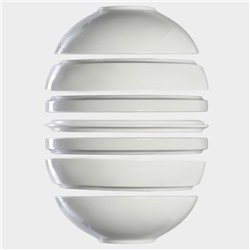 Набор посуды Magistro La palla, 7 предметов: тарелка d=23 см, 2 тарелки d=23.2 см, 2 тарелки 1000 мл, 2 салатника 1000 мл, фарфор, белый
