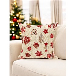 Зимнее вязание Наволочка 45х45 см односторонняя 2415941