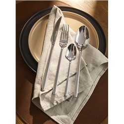 Набор столовых приборов Pure, серебристые глянцевые, 16 пред.