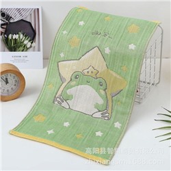 Gauze cartoon children's sweat towel, wholesale