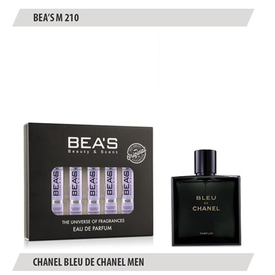 Парфюмерный набор BEAS C Bleu De C Men 5*5 ml M210, Парфюмерный набор Beas M210 создан по мотивам аромата C Bleu De C