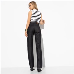 Джинсы с молнией по всей штанине, Bergamo (dark grey)