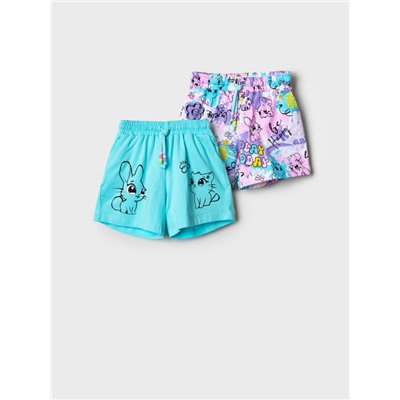 Шорты для девочки, 2 шт в комплекте