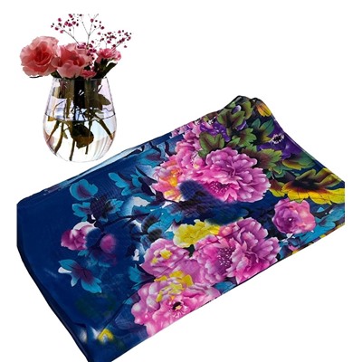 Шарф шифоновый с цветочным принтом Арт 0981/4