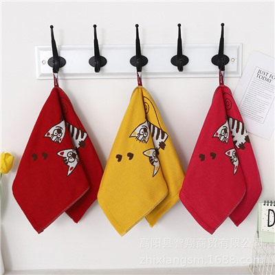 Gauze cartoon children's sweat towel for beloved, wholesale