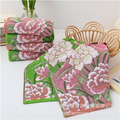 Retro gauze soft scarf, towel for face washing, double-sided wet wipes, does not fade