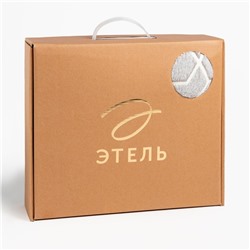 Плед с рукавами светящийся в темноте Этель "Геометрия" 150*200, 100% п/э, корал-флис 220 гр/