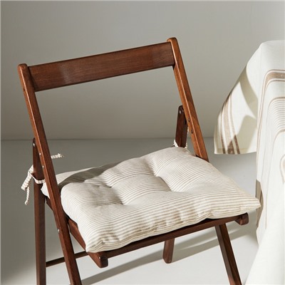 Сидушка SL HOME Direction, 42×42 см, лён 100%, 180 г/м²